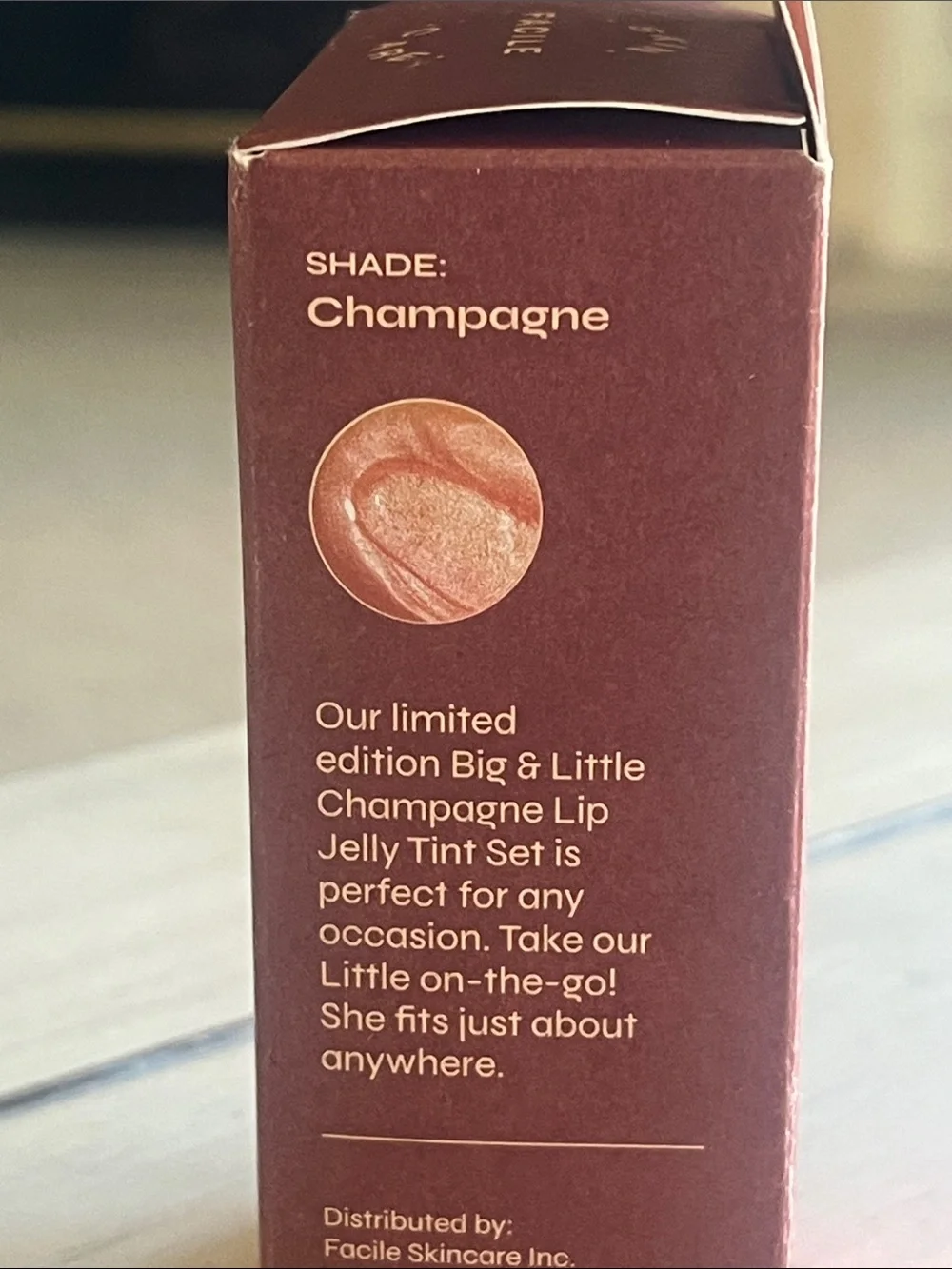 Lip Jelly Tint Big & Little Lip Treatment —Champagne